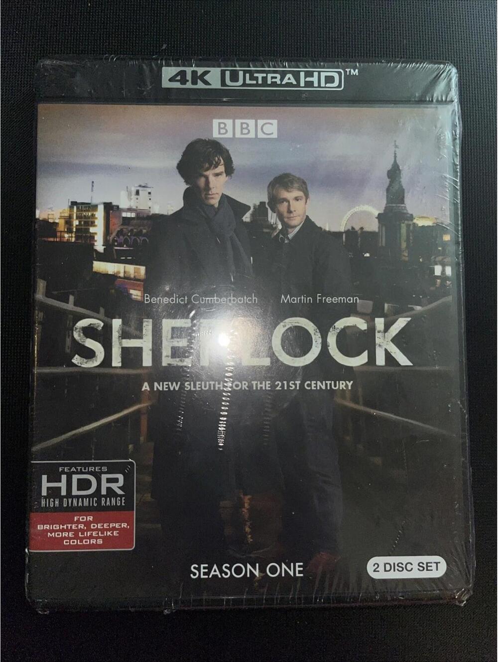 Sherlock Season One 4K UHD Blu-ray Benedict Cumberbatch NEW